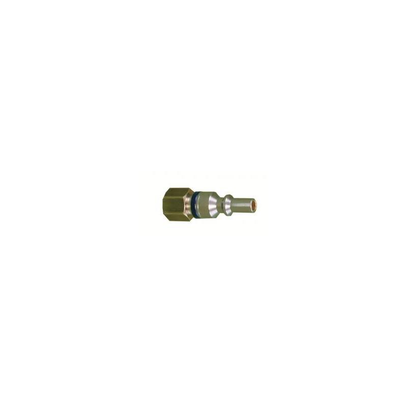 Raccord male detendeur double sortie pour bouteille avec ratometre pour soudage deux 2 postes ou inertage complementaire solutions des soudeurs ergonomique poste de travail