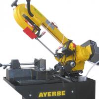 Scie a ruban ayerbe coupe puissante sciage avec refroidissement eau pendant la coupe metaux chantier ou atelier monophase socomo vendeur machines outils professionnels france livra
