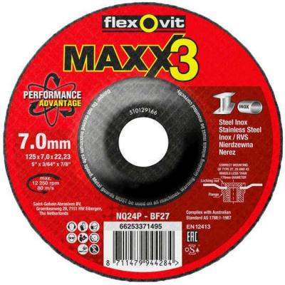 Socomo disque flexovit maxx3 inox 125 x 7 0 ebarber vente france