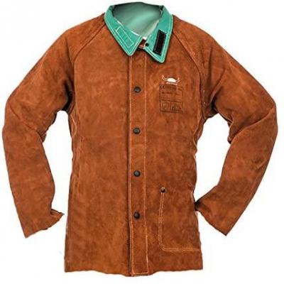 Socomo lava brown veste soudage cuir complet